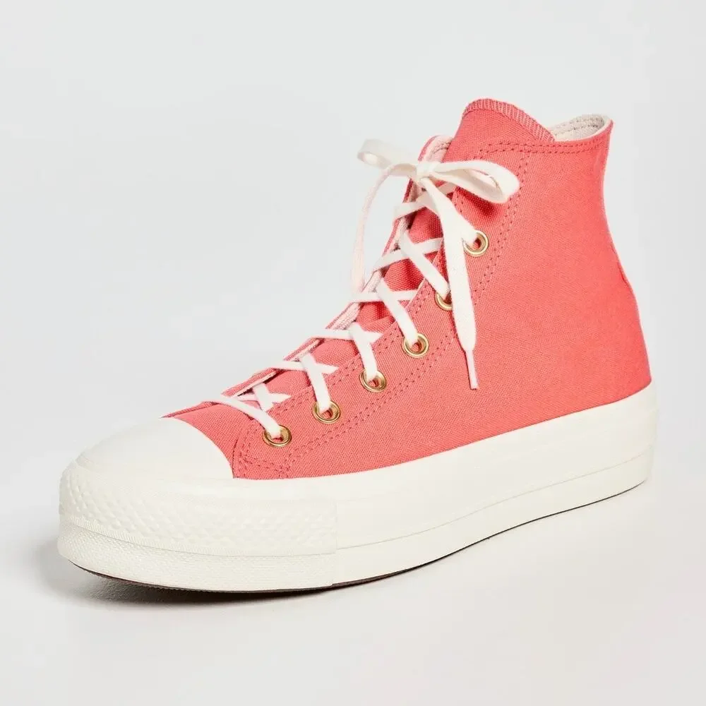 NIB Converse Chuck Taylor All Star Lift Platform Hi Sneaker Watermelon Slushy 7 - Picture 11 of 14